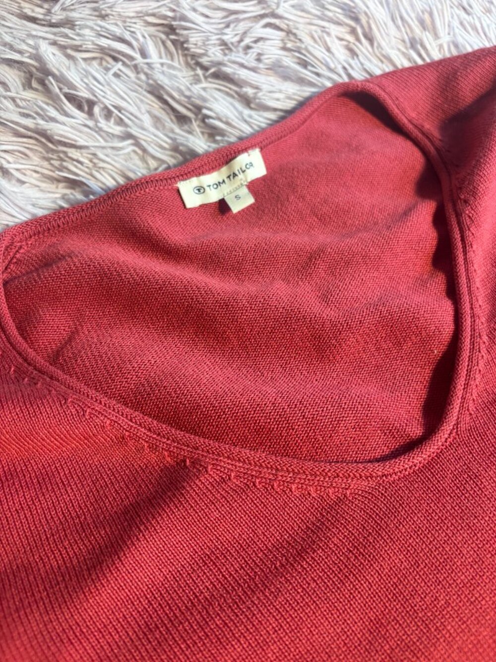 Red Sweater Blouse - Tom Tailor - Picture 3 of 3